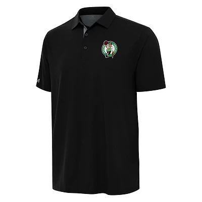 Antigua Gray Boston Celtics Era Polo