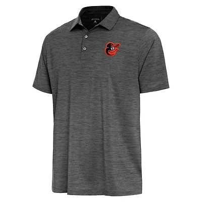 Antigua Heather Baltimore Orioles Layout Polo