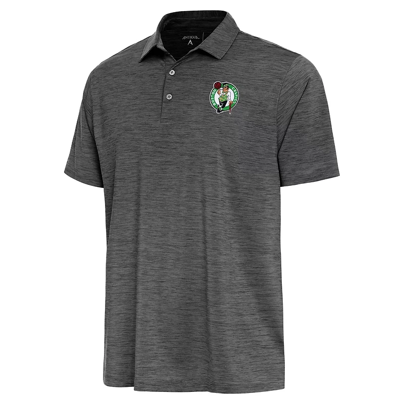 Antigua Heather Boston Celtics Layout Polo