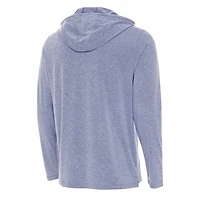 Antigua Heather Chicago Cubs Changeover Hoodie