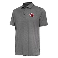 Antigua Heather Cincinnati Reds Scheme Polo