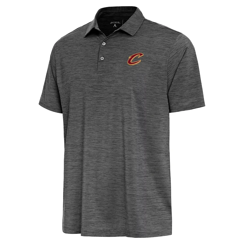 Antigua Heather Cleveland Cavaliers Layout Polo