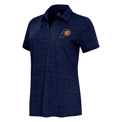 Antigua Heather Indiana Pacers Layout V-Neck Polo