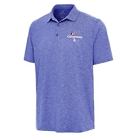 Antigua Heather Los Angeles Dodgers 2024 National League Champions Par 3 Polo