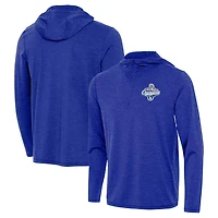 Antigua Heather Los Angeles Dodgers 2025 World Series Champions Tidy Quarter-Zip Hoodie