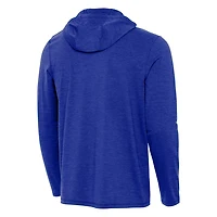 Antigua Heather Los Angeles Dodgers 2025 World Series Champions Tidy Quarter-Zip Hoodie