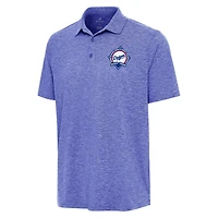 Antigua Heather Los Angeles Dodgers Back-to-Back World Series Champions Par 3 Polo