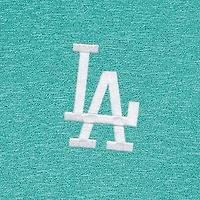 Antigua Heather Los Angeles Dodgers Hunk Quarter-Zip Top