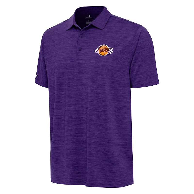 Antigua Heather Los Angeles Lakers Layout Polo