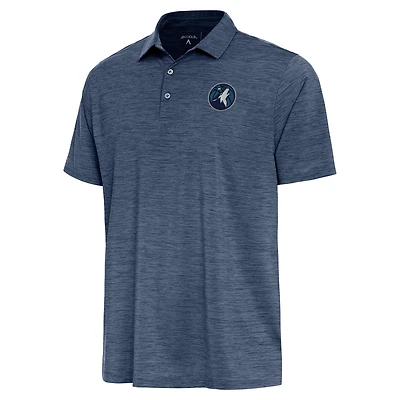 Antigua Heather Minnesota Timberwolves Layout Polo