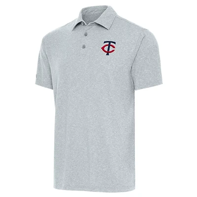 Antigua Heather Minnesota Twins Par Polo
