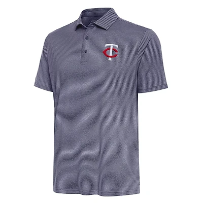 Antigua Heather Minnesota Twins Scheme Polo