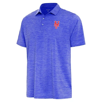 Antigua Heather New York Mets Layout Polo