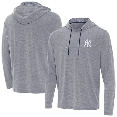 Antigua Heather New York Yankees Changeover Hoodie
