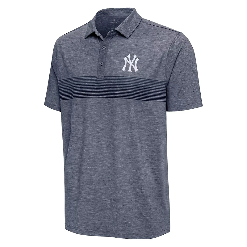Antigua Heather New York Yankees Dashing Polo