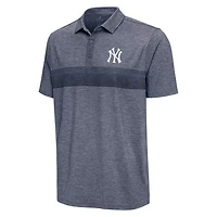 Antigua Heather New York Yankees Dashing Polo