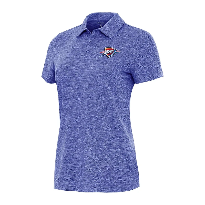 Antigua Heather Oklahoma City Thunder Matter Polo