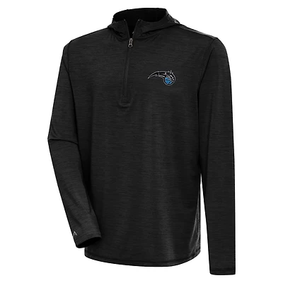 Antigua Heather Orlando Magic Tidy Quarter-Zip Lightweight Pullover Top