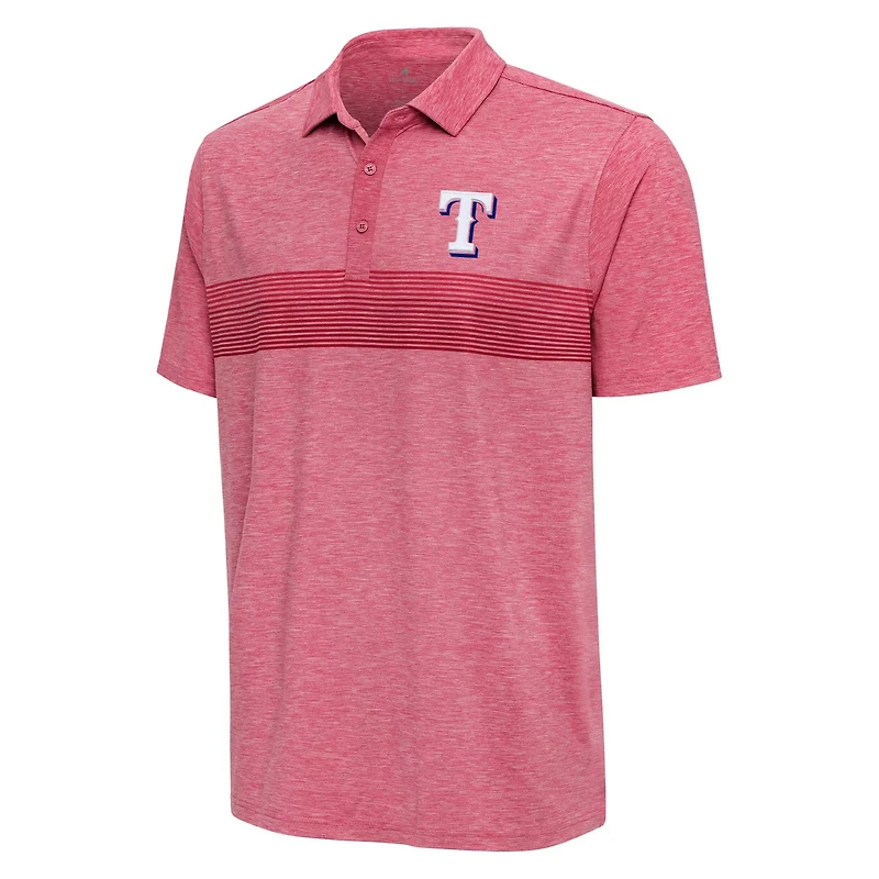 Antigua Heather Texas Rangers Dashing Polo