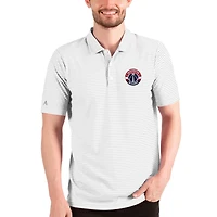 Antigua Heathered /White Washington Wizards Esteem Polo