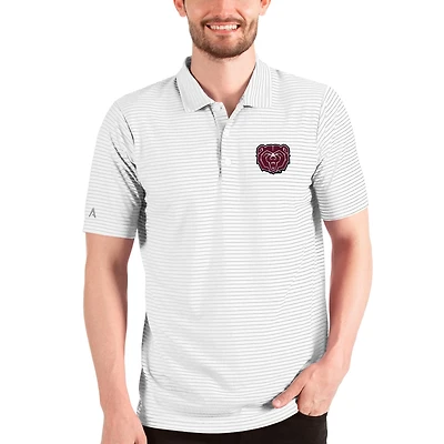 Antigua Heathered /Silver Missouri State University Bears Esteem Polo