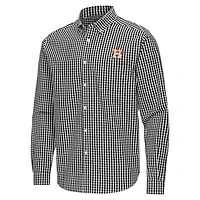 Antigua Houston Astros Ellis Woven Tri-Blend Button-Down Shirt