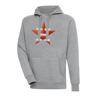 Antigua Houston Astros Victory Chenille Pullover Hoodie