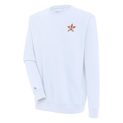 Antigua Houston Astros Victory Pullover Sweatshirt