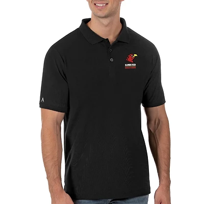 Antigua Illinois Tech Scarlet Hawks Legacy Pique Polo