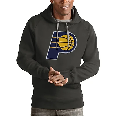 Antigua Indiana Pacers Team Logo Victory Pullover Hoodie