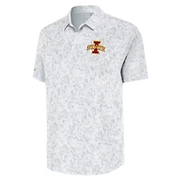 Antigua Iowa State Cyclones Lush Button-Up Shirt