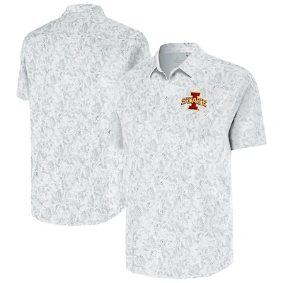 Antigua Iowa State Cyclones Lush Button-Up Shirt