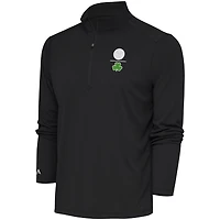 Antigua Kelly Denver Nuggets Shamrock Tribute Quarter-Zip Pullover Top