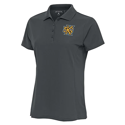 Antigua Kennesaw State Owls Legacy Digital Thermal Pique Polo