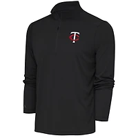 Antigua Light Minnesota Twins Tribute Quarter-Zip Pullover Top