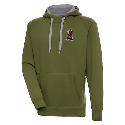 Antigua Los Angeles Angels Victory Pullover Hoodie