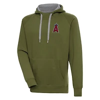 Antigua Los Angeles Angels Victory Pullover Hoodie
