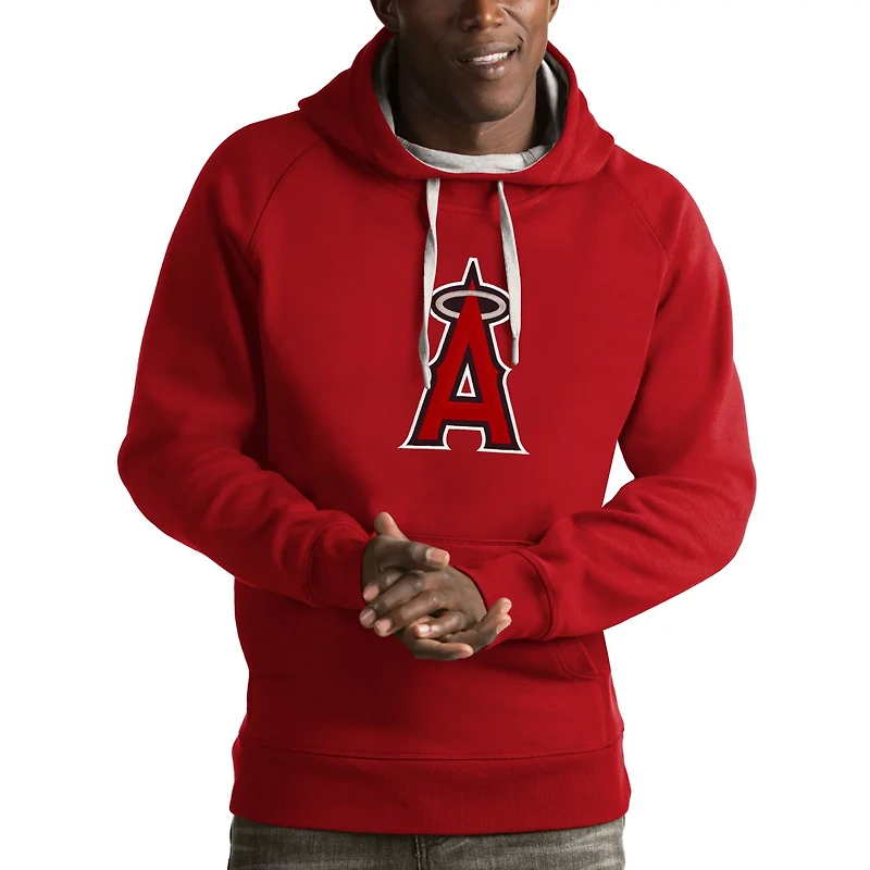 Antigua Los Angeles Angels Victory Pullover Hoodie
