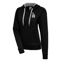 Antigua Los Angeles Dodgers Brushed Metallic Victory Pullover Hoodie