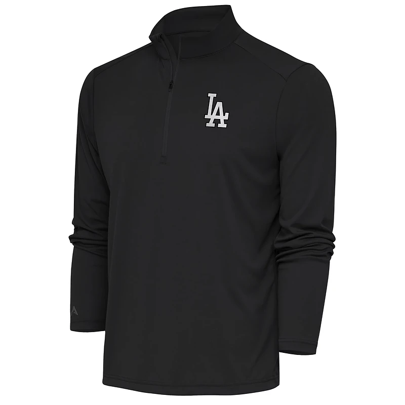 Antigua Los Angeles Dodgers Metallic Tribute Quarter-Zip Top