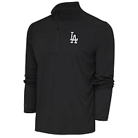 Antigua Los Angeles Dodgers Metallic Tribute Quarter-Zip Top