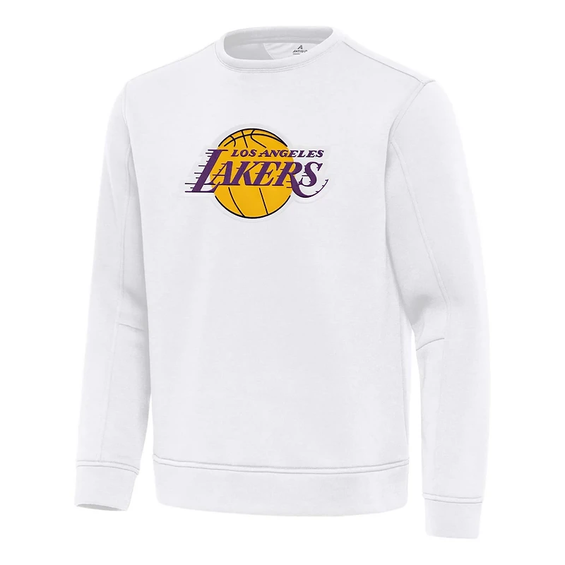 Antigua Los Angeles Lakers Relevant Pullover Sweatshirt