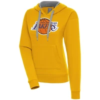 Antigua Los Angeles Lakers Victory Pullover Hoodie