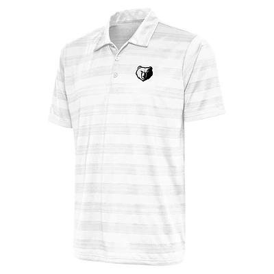 Antigua Memphis Grizzlies Metallic Logo Compass Polo
