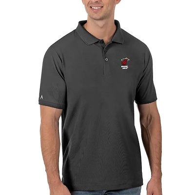 Antigua Miami Heat Legacy Pique Polo