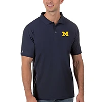 Antigua Michigan Wolverines Legacy Pique Polo