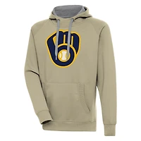 Antigua Milwaukee Brewers Victory Pullover Hoodie