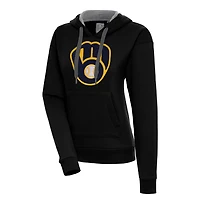 Antigua Milwaukee Brewers Victory Pullover Hoodie