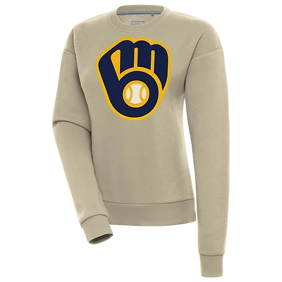 Antigua Milwaukee Brewers Victory Pullover Sweatshirt