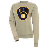 Antigua Milwaukee Brewers Victory Pullover Sweatshirt